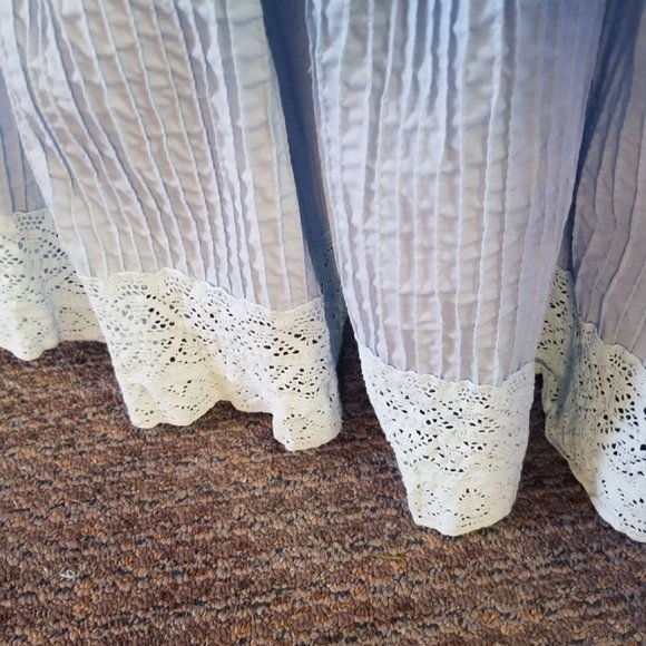 Drop-Dead-Gorgeous!! VTG Prairie Boho Peasant Dress 1970's - Picture 8 of 13